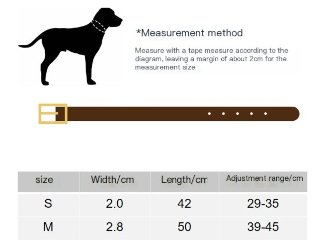 Durable Braided Leather Dog Collar for Small to Medium Dogs