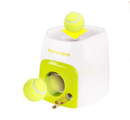 Treat and ball launcher