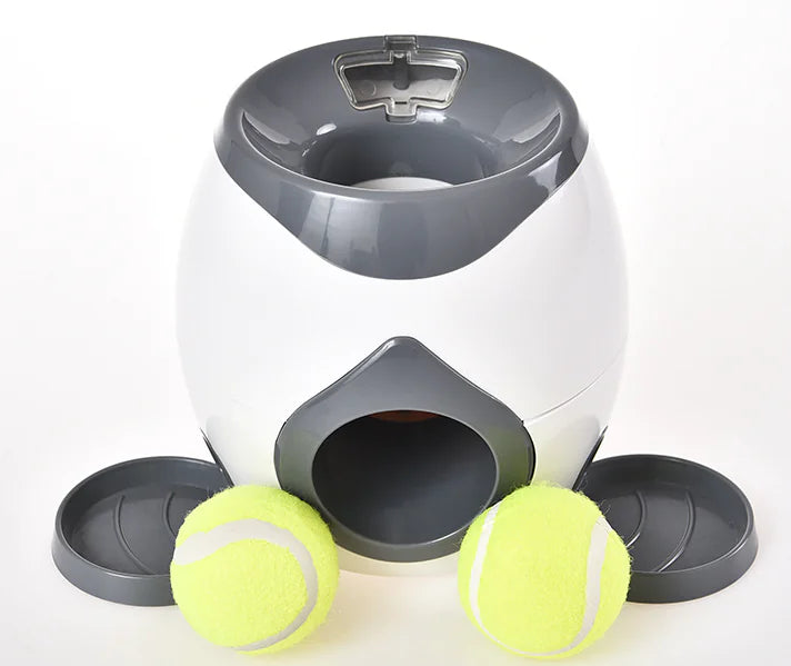 Treat and ball launcher